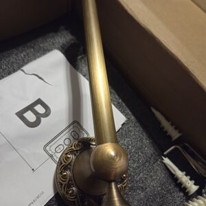 Antique Brass Finish Decorative Toilet Tissue Holder 2 Brand New